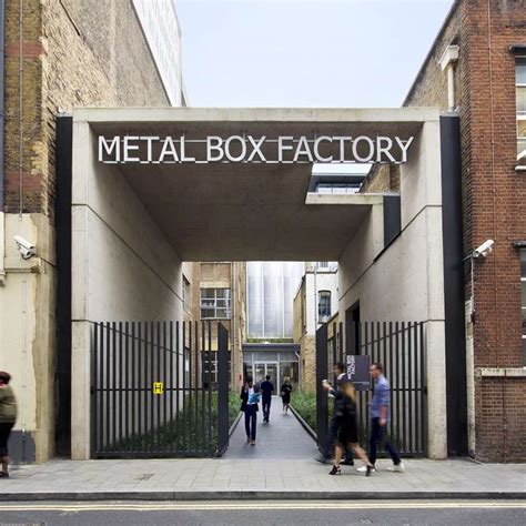 the metal box factory london|metal boxes southwark.